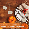 30 Sets 3 Style Unfinished Wooden Napkin Rings Tags Set DIY-FH0005-62-5