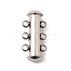 304 Stainless Steel Slide Lock Clasps STAS-F350-01B-P-1