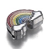 Alloy Enamel Slide Charms ENAM-L033-001P-3