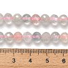 Natural Morganite Beads Strands G-H329-F01-6mm-AA-5
