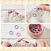 Nbeads 60Pcs Alloy Knitting Stitch Marker Rings FIND-NB0003-46-3