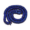 Electroplate Non-magnetic Synthetic Hematite Beads Strands X-G-Q486-90D-2
