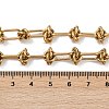 304 Stainless Steel Kont Link Chain Necklace for Men Women NJEW-P269-02G-3