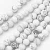 Natural Howlite Beads Strands G-D809-16-8mm-1