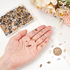 400Pcs 4 Colors Zinc Alloy Lobster Claw Clasps FIND-SP0001-31-3