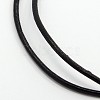 Leather Cord Necklace Making MAK-F002-01-2