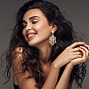 10Pcs 5 Style Brass with Cubic Zirconia Stud Earring Findings DIY-AN0001-14-4