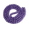 Transparent Glass Imitation Cat Eye Beads Strands GLAA-Q110-01B-03-2