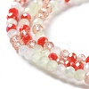 Glass Beads Strands EGLA-A034-M4mm-57-4