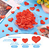 300Pcs 3 Styles Polyester Sponge Heart Confetti DIY-TA0012-61-4
