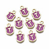 Alloy Enamel Charms ENAM-T012-03T-RS-1