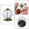 Porcelain Door Drawer Pull Handles PORC-WH0015-09AB-5