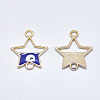 Alloy Enamel Links connectors X-ENAM-S117-05-2