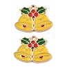Christmas Alloy Enamel Pendants ENAM-I081-01KCG-04-1