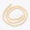 Opaque Solid Color Glass Beads Strands EGLA-A034-P2mm-D05-2