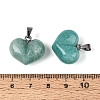 Natural Amazonite Chunky Pendants G-T143-19G-3