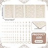 Kids DIY Plywood Marked Dot Mandala Painting AJEW-WH0596-404A-2