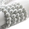 Painted Glass Bead Strands DGLA-S071-8mm-01-2
