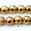 Non-magnetic Synthetic Hematite Beads Strands X-G-G092-2mm-1-1