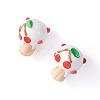2Pcs Handmade Lampwork Bumpy Beads LAMP-TA0002-51A-2