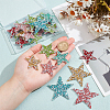 WADORN 30Pcs 10 Styles Star Hotfix Rhinestone DIY-WR0004-13-3