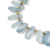 Natural Aquamarine Beads Strands GG-CBADF20-A01-3