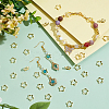 120Pcs Rack Plating Brass Bead Frames KK-PH0010-78G-5