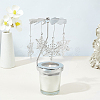 430 and 201 Stainless Steel Rotating Candlestick Tealight Candle Holder DJEW-WH0039-24P-4