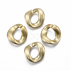 Spray Painted CCB Plastic Linking Rings CCB-R104-05A-02-1