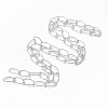 Tarnish Resistant 304 Stainless Steel Cable Chains CHS-S006-JN956-1-3