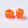 European Resin Large Hole Beads RESI-WH0002-06F-1