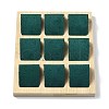 9-Slot Rectangle Wood Earring Display Stands EDIS-R027-04F-1