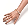 Natural Baroque Pearl Keshi Pearl Beaded Bracelets BJEW-JB05317-6