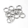 Eco-Friendly PVD Vacuum Plating & Long-Lasting Plated Brass Open Jump Rings X-KK-E663-8mm-P-1