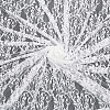 Flower Pattern Nylon Lace Fabric OCOR-WH0092-20A-1