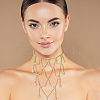 HOBBIESAY 1Pc Crystal Rhinestone Shouder Chain Strap AJEW-HY0001-36-7