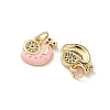 Brass Micro Pave Cubic Zirconia Pendants KK-H537-17G-01-2