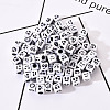 Craft White Acrylic Beads MACR-YW0001-13-1