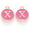 Golden Plated Alloy Enamel Charms LS-ENAM-S118-08X-1