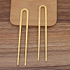 Zinc Alloy Hair Fork Findings PW-WG15774-01-1