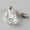 Glass Bottle Locket Pendants GLAA-WH0033-64-2