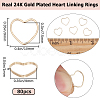80Pcs Brass Linking Rings KK-BBC0008-67-2