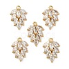 Brass Micro Pave Cubic Zirconia Pendants KK-S348-502-NF-1
