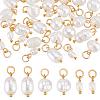 30Pcs 3 Styles Natural Cultured Freshwater Pearl Pendants PALLOY-PH01886-1