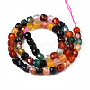 Natural Agate Beads Strands G-S359-375C-2