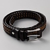 Braided Imitation Leather Chain Belts AJEW-WH20020-053D-1