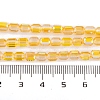 Electroplate Glass Beads Strands EGLA-D031-01Q-4