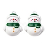 Christmas Themes Baking Paint Alloy Pendants FIND-G097-02I-1