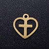 201 Stainless Steel Hollow Charms STAS-Q201-JN318-2-1
