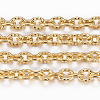 Ion Plating(IP) 304 Stainless Steel Textured Cable Chains CHS-H012-01G-1